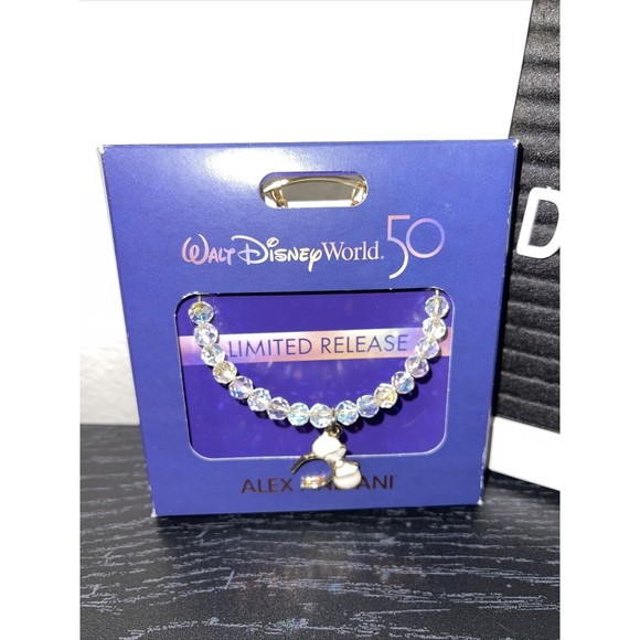 Walt Disney World 50th Anniversary Minnie Mouse Ears Bracelet by Alex and Ani - Picture 2 of 4
